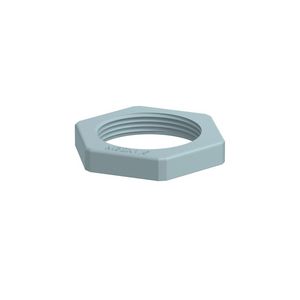 Wartelmoer M32 polyam zilvergrijs RAL 7001 VVE=50