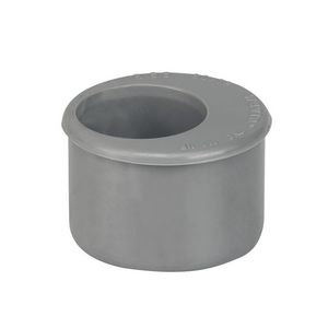 Wadal PVC lijm inzetverloopring 50x32mm grijs