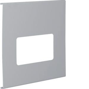 Afdekplaat voor goot 2-voudig FB 230mm breed grijs