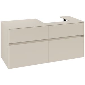 Wastafelonderkast Collaro 1200x548x500mm Cashmere Grey C072B0VN