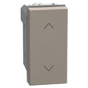 Light Now dubbele drukknop voor rolluikbediening - 1 module