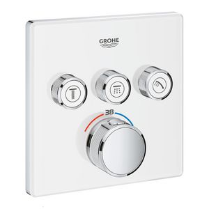 Afbouwdeel Grohtherm smartcontrol t incl. 3x omstel glas vierk.