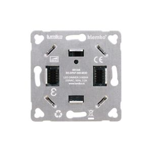Dimmer 3 modulaire 2-draads fase-afsnij (RC) inbouw-500VA Klemko