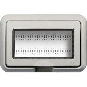 Deksel spatwaterdicht Idrobox 4 modulen wit