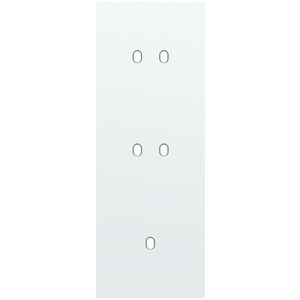 Afdekplaat 3-voud vertic. 71mm centerafst 154-57954
