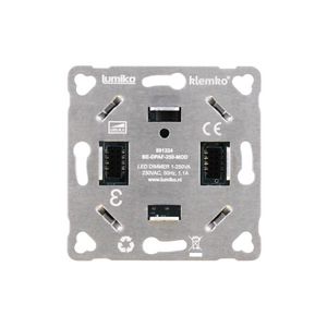 Dimmer 1 modulaire 2-draads fase-afsnij (RC) inbouw-250VA Klemko
