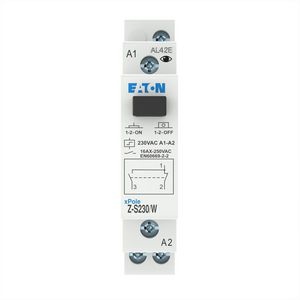 Impulsrelais Z-S230/W-230 VAC-16A-1W contact-1TE VVE=2