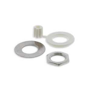 Toebehoren dimmers moer sluitring en positiering 6mm adapter Klemko