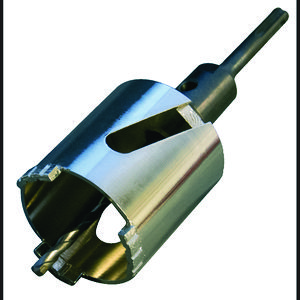 Dozenboor diamant lasergelast 68mm incl. opnameschacht M 16 en centreerboor zeskantopname