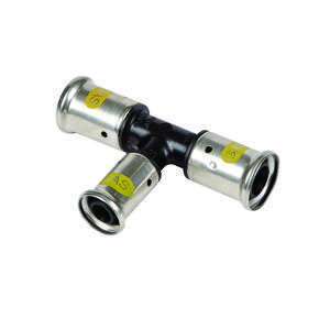 T-koppeling verlopend persaansluiting GAS 10PKG 32x26x32mm kunststof