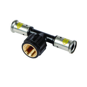 T-koppeling verlopend persaansluiting GAS 13PKG 16x1/2" bn. x16mm kunststof