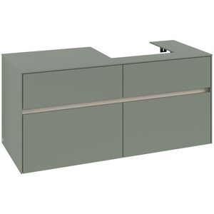 Wastafelonderkast Collaro 1200x548x500mm Soft Green C072B0AF