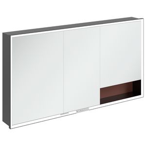 Inbouw-spiegelkast My View+ 1400x750x168mm Wine Red