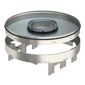 Ronde cassette v. tubus Ø305mm rvs A2 1.4301 7409452