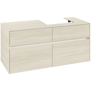 Wastafelonderkast Collaro 1200x548x500mm White Oak C072B0AA
