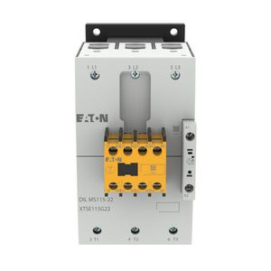 Magn.schakelaar Safety DILMS115(RDC24) (24-27VDC) 55kW 2m 2v