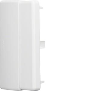 Eindplaat voor goot 110mm breed LFE UV-bestendig verkeerswit