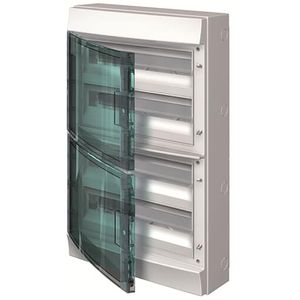 Verdeelkast opbouw 72mod transp.deur GWT750 IP65 Mist