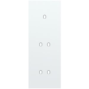 Afdekplaat 3-voud vertic. 71mm centerafst 154-57953