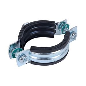 Pijpbeugel 2S verzinkt met inlage EPDM M8 10-14mm VVE=50