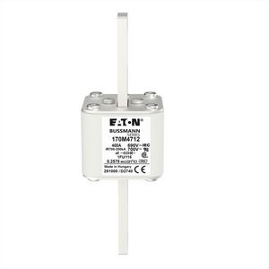 Zekering hoge snelheid 400A AC 690V size 1 53x69x136mm aR