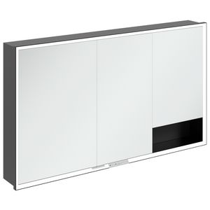 Inbouw-spiegelkast My View+ 1300x750x168mm Volcano Black