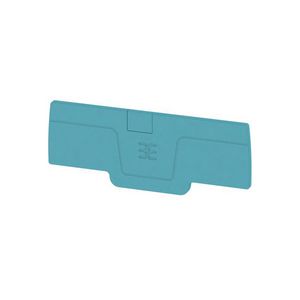 Afsluit- eindplaat blauw h:75.55mm b:2.1mm V-0 Wem VVE=50
