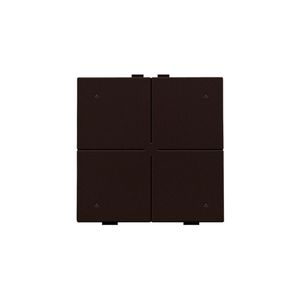 4-voudig drukknop leds/comfortsens. HomeControl d.brown