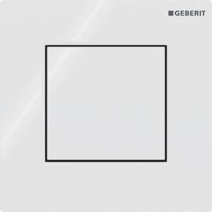 Urinoirsturing pneumatisch type 01 bedieningsplaat SQUARE: Alpien wit