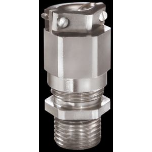 Kabelwartel messing vernikkeld met trekontlasting , lange tap M16 (EMSKVZ-L16) VVE=25