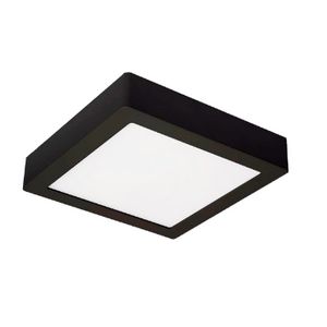 MOON Square CCT + Sensor 240x240mm 18WZwart opbouw 2700K/...