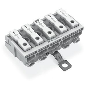 Kroonklem Drukknop extern PE-schroefcontact 294-5455 VVE=250