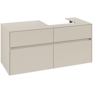 Wastafelonderkast Collaro 1200x548x500mm Cashmere Grey C07200VN