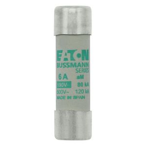 Zekering laagspanning 6A AC 500V 14x51 aM met slagpi VVE=10