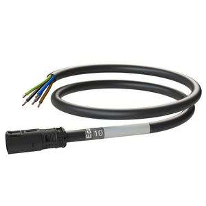 Patchkabel Male-open 10m 5G2,5 zwart Eca VVE=5