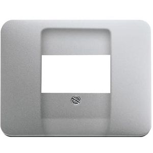 Centraalplaat luidsprekercontactdoos/TAE/USB a-titanium (1766-266)