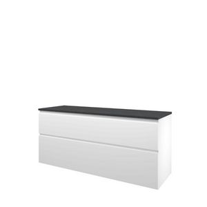 Proline Top afdekplt hardst en OK a-Sym Mat wit/BLuSt 140x46