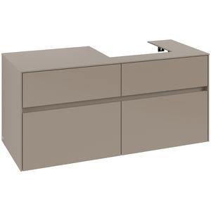 Wastafelonderkast Collaro 1200x548x500mm Taupe C07200VM