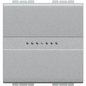 Kruisschakelaar Tech axiaal 2 modulen Livinglight