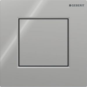 Urinoirsturing pneumatisch type 01 bedieningsplaat SQUARE: glans chroom