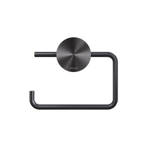 Closetrolhouder enkel zonder klep metal black OPAL