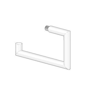 Houder 150x80x13mm chr