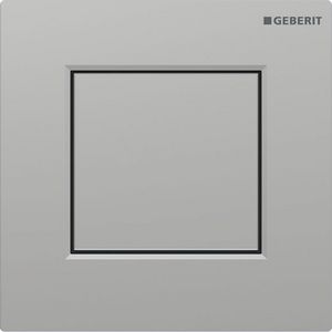 Urinoirsturing pneumatisch type 01 bedieningsplaat SQUARE: mat chroom gelakt/easy-to-clean
