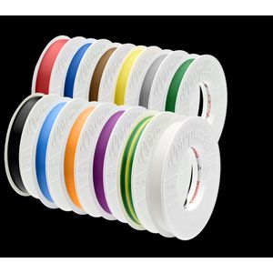 Rol a 25m. pvc isolatietape 50mm type 302 VDE zwart