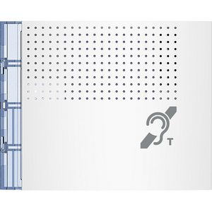 Frontplaat dovenlus Allwhite Sfera