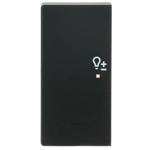 Free@Home bedieningswip links 2v dimmer f-matzwart (6234-21-885)