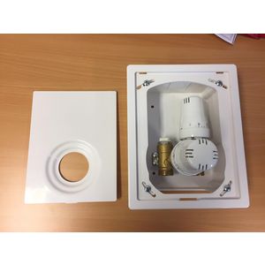 Inbouwbox open RTL-ventiel incl. thermostaatknop