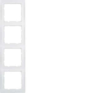 Afdekraam 4-v berker S.1 polarwit mat