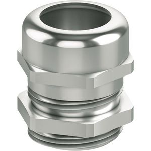 Wartel M25x1,5 11-18mm Messing vernikkeld VVE=10