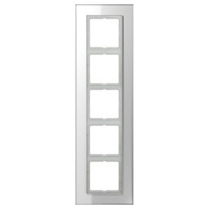Afdekraam alpin wit glas 5-voudig LS-plus